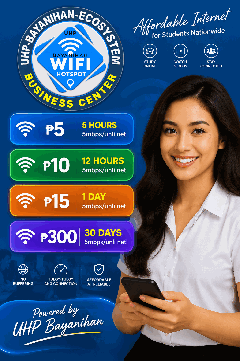 UHP Bayanihan E-Wallet Packages